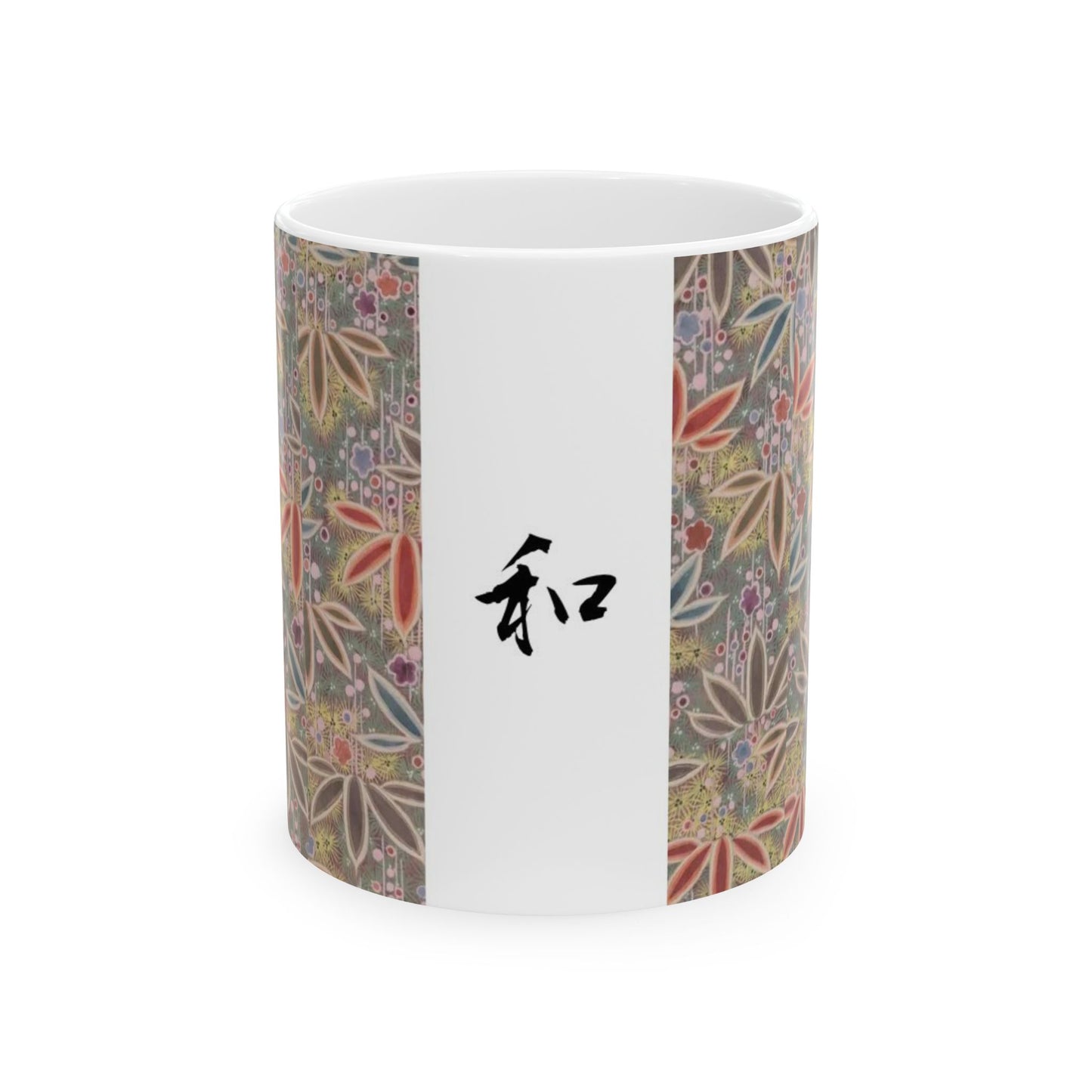 Japanese patterns, traditional Japanese patterns Ceramic Mug - Zen Inspired Design (11oz, 15oz)