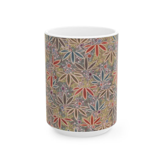 Japanese patterns, traditional Japanese patterns Ceramic Mug - Artistic 11oz & 15oz Coffee Cups for Nature Lovers