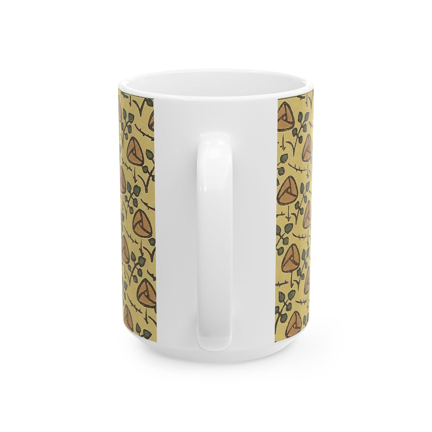 Charming Floral Ceramic Mug, Cozy Coffee Cup, Gift for Plant Lovers, Tea Mug, Home Decor, Unique Kitchenware