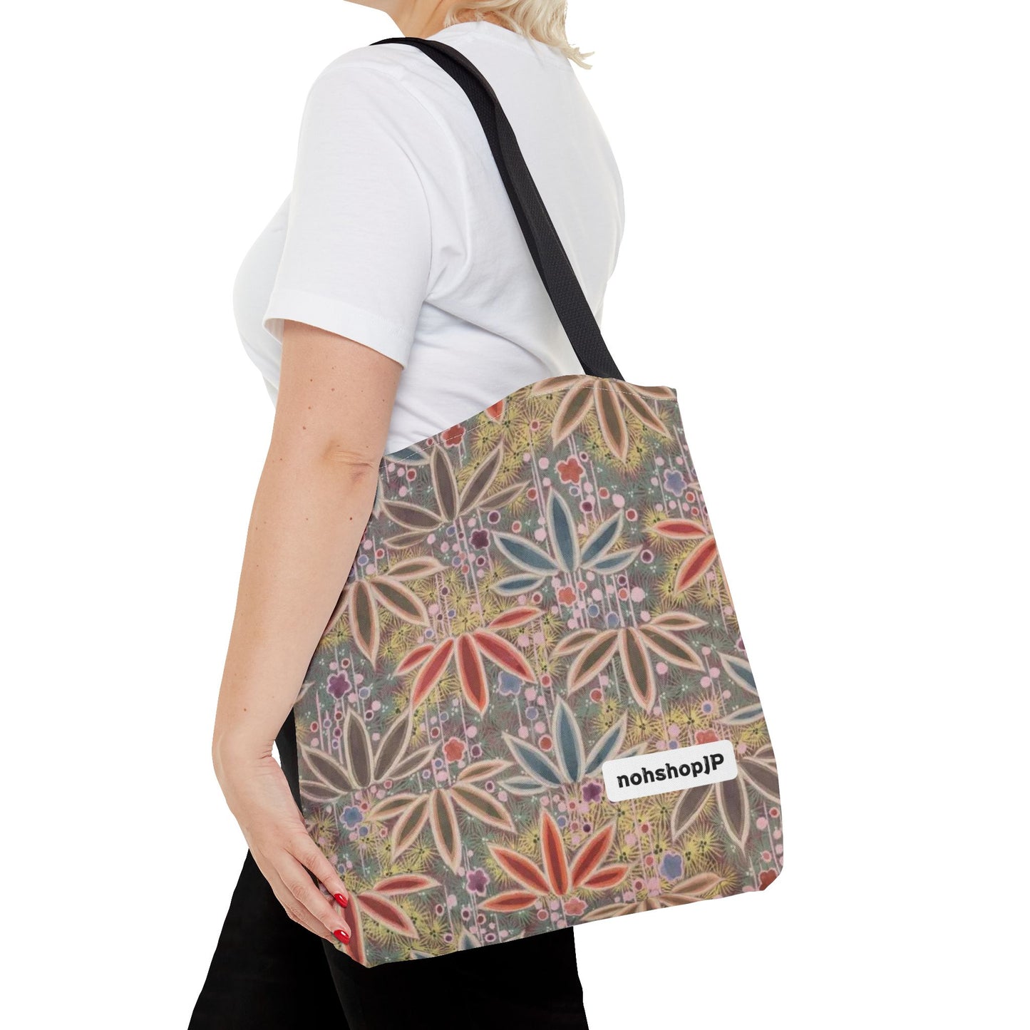 Vibrant Floral Tote Bag, Perfect for Shopping, Beach Days, Eco-Friendly Gifts, Spring Festivals, DIY Crafting