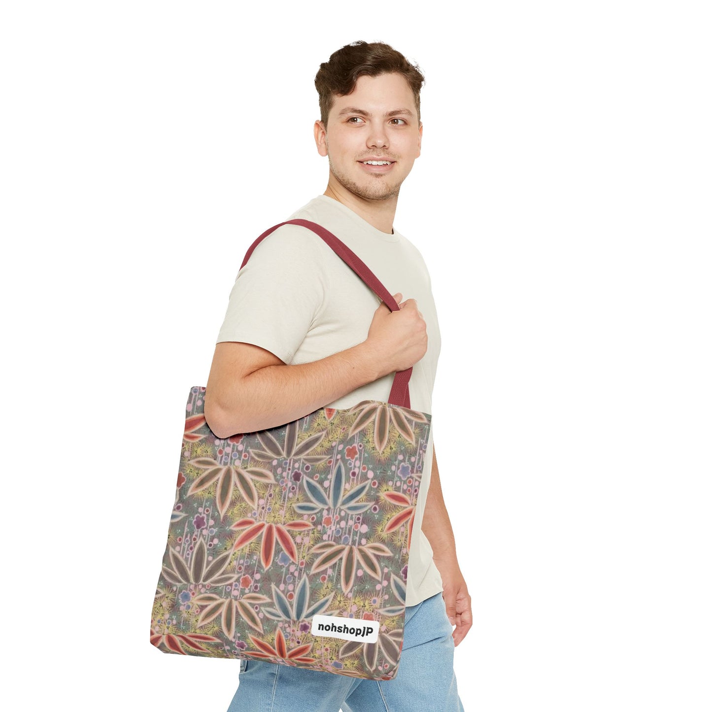 Vibrant Floral Tote Bag, Perfect for Shopping, Beach Days, Eco-Friendly Gifts, Spring Festivals, DIY Crafting