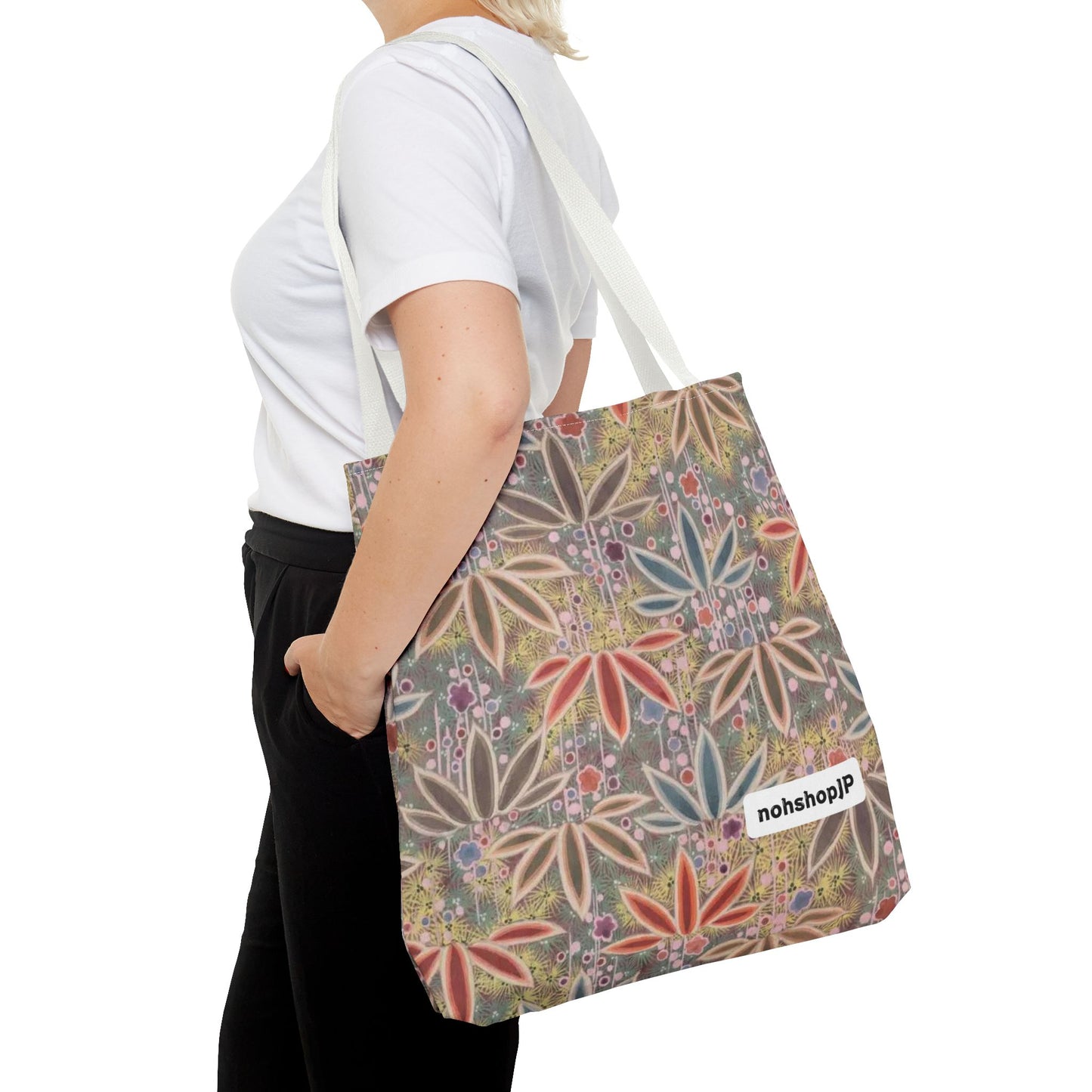 Vibrant Floral Tote Bag, Perfect for Shopping, Beach Days, Eco-Friendly Gifts, Spring Festivals, DIY Crafting