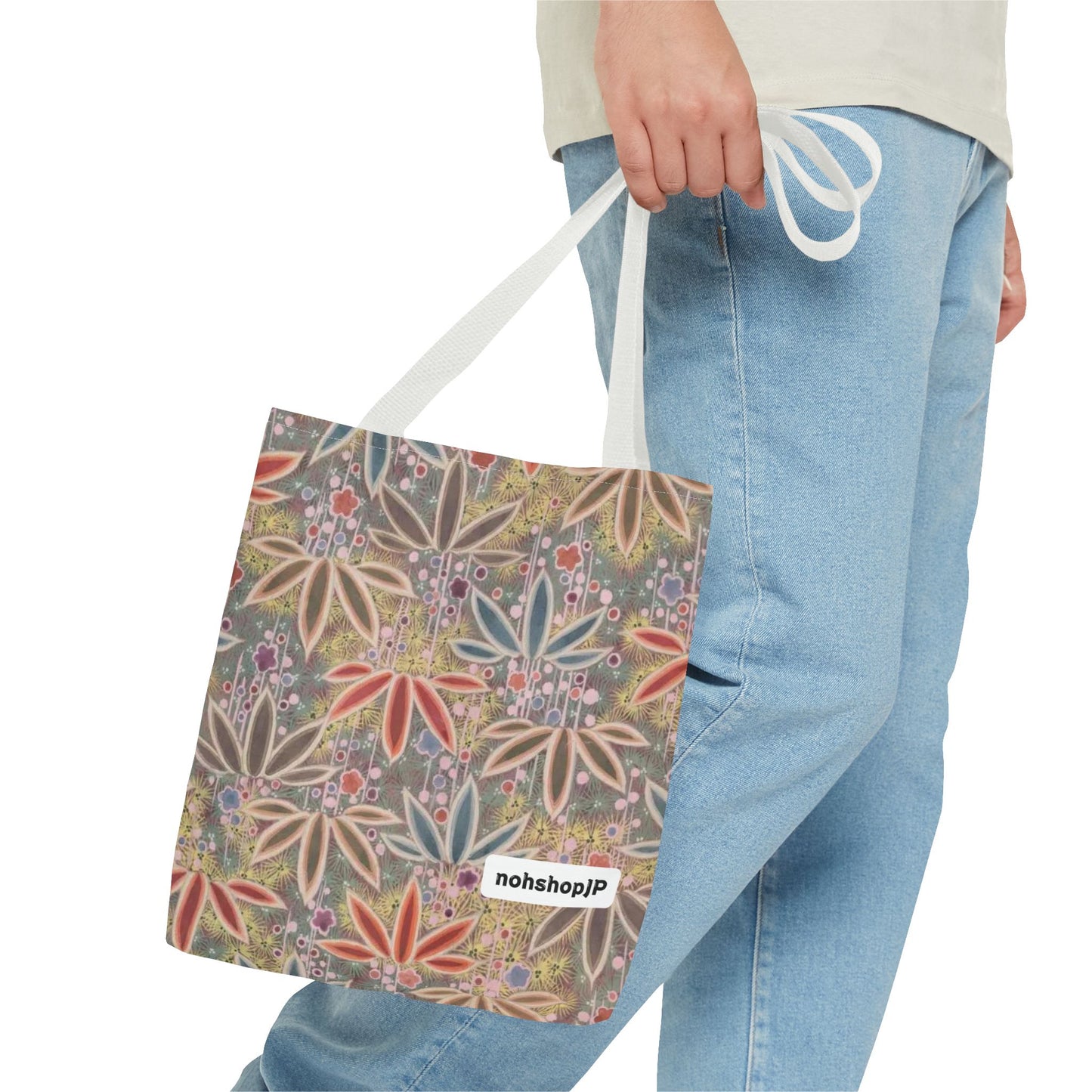 Vibrant Floral Tote Bag, Perfect for Shopping, Beach Days, Eco-Friendly Gifts, Spring Festivals, DIY Crafting