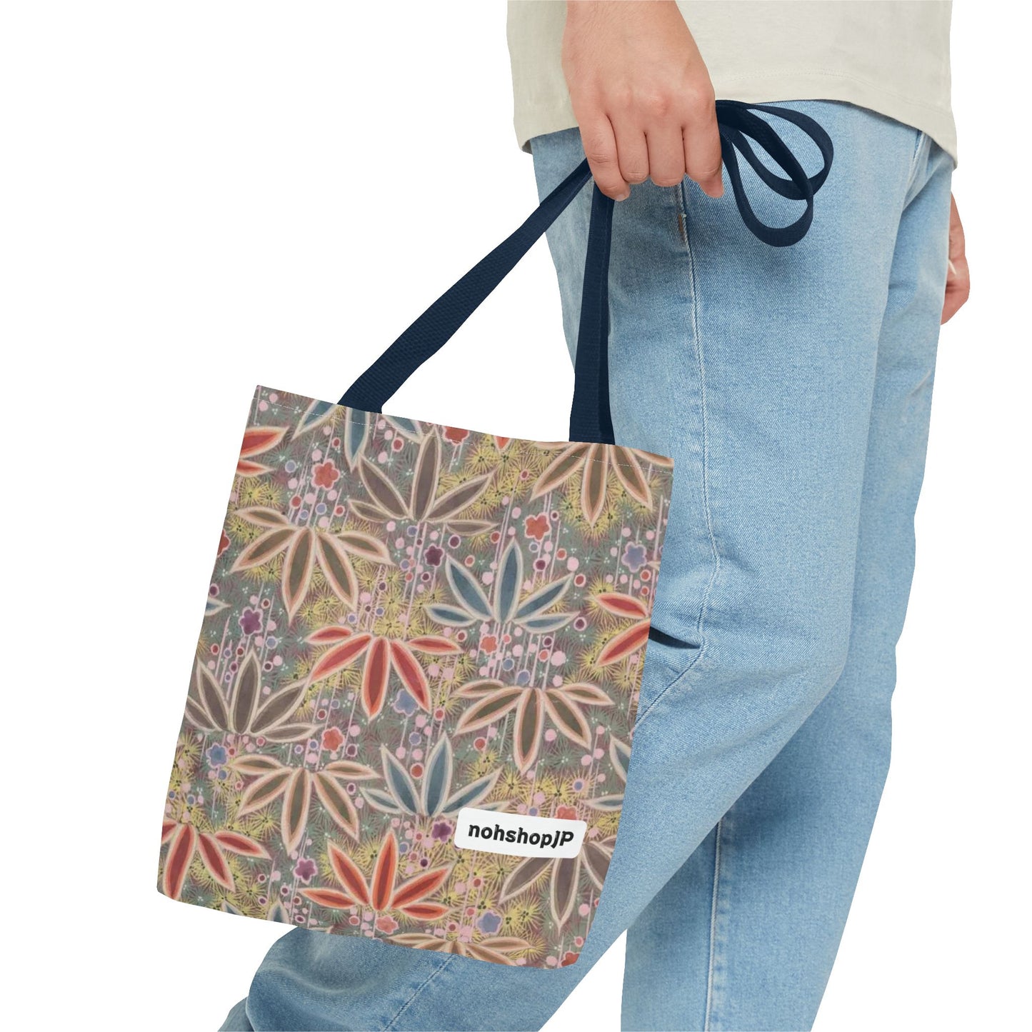 Vibrant Floral Tote Bag, Perfect for Shopping, Beach Days, Eco-Friendly Gifts, Spring Festivals, DIY Crafting