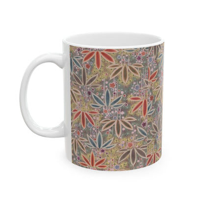Japanese patterns, traditional Japanese patterns Ceramic Mug - Artistic 11oz & 15oz Coffee Cups for Nature Lovers