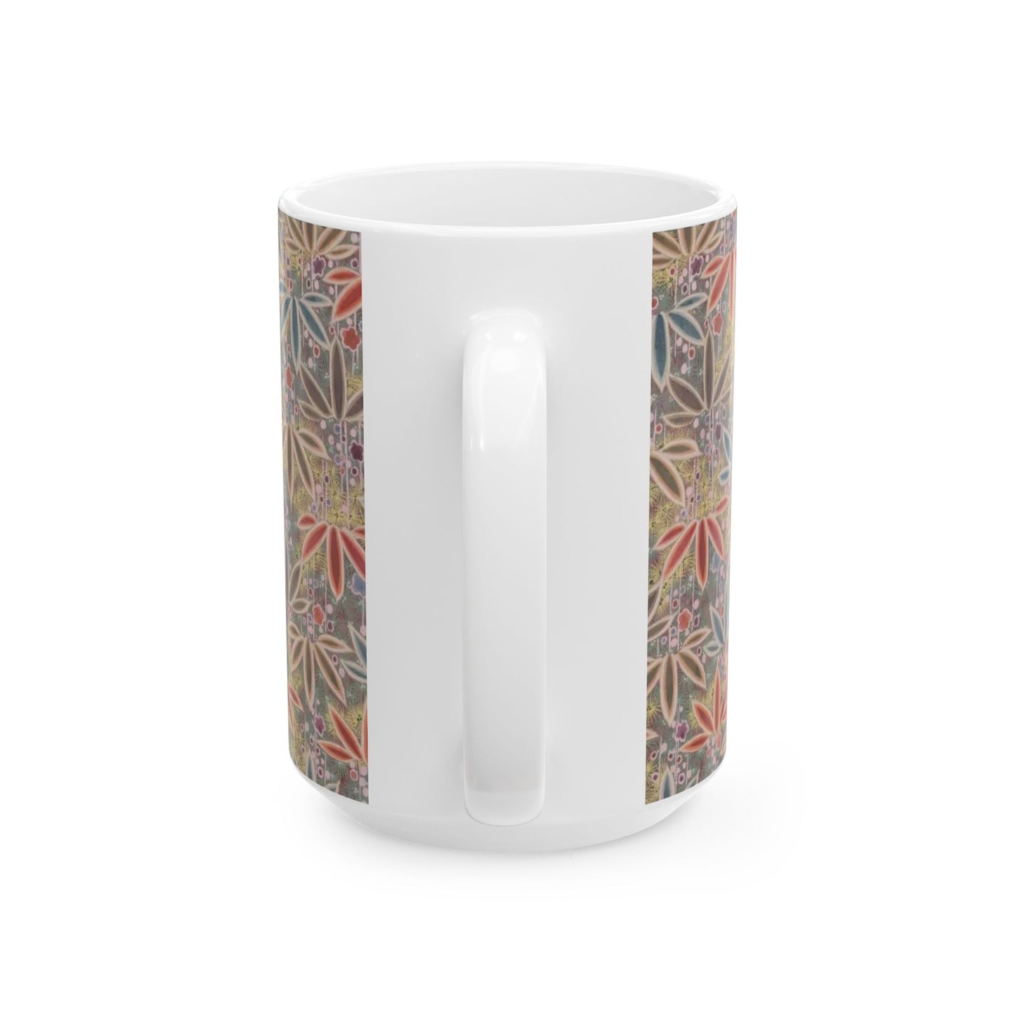 Japanese patterns, traditional Japanese patterns Ceramic Mug - Artistic 11oz & 15oz Coffee Cups for Nature Lovers
