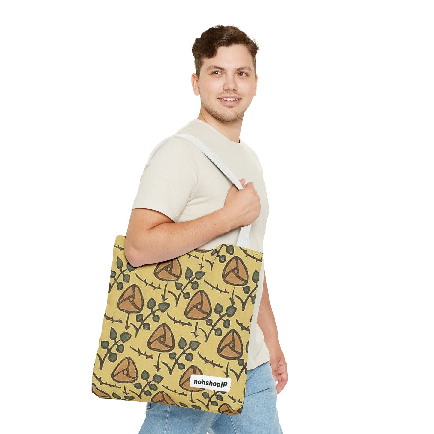 Stylish Floral Tote Bag | Eco-Friendly Shopping, Beach Days, Gift for Her, Unique Carryall, Spring Accessory