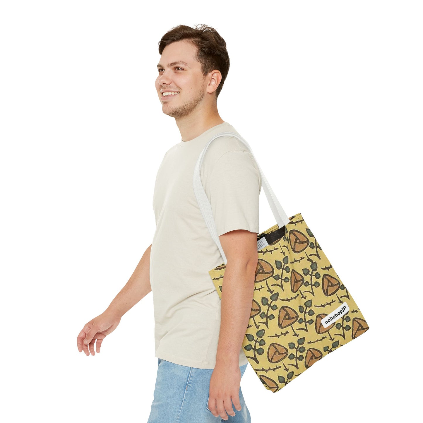 Stylish Floral Tote Bag | Eco-Friendly Shopping, Beach Days, Gift for Her, Unique Carryall, Spring Accessory