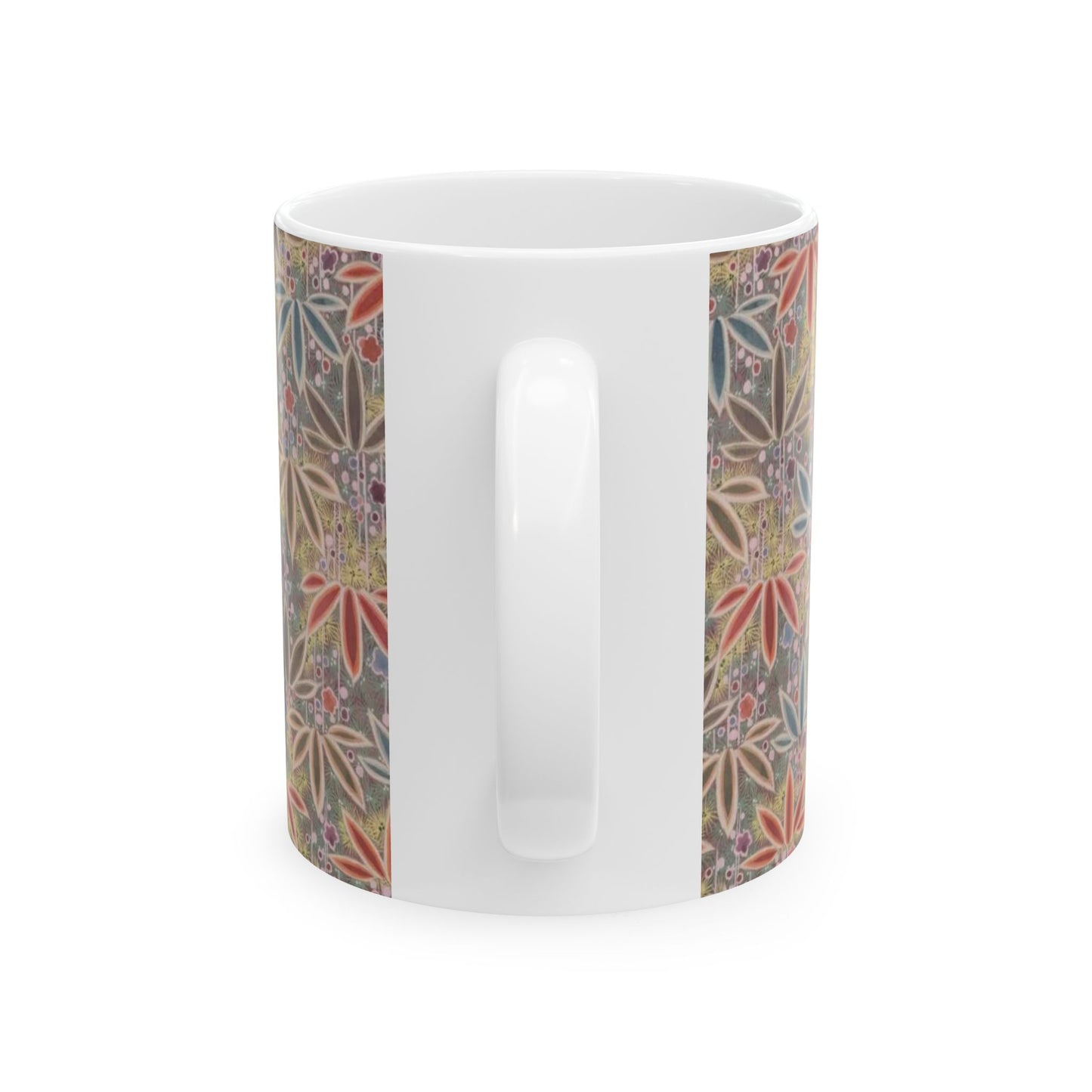 Japanese patterns, traditional Japanese patterns Ceramic Mug - Artistic 11oz & 15oz Coffee Cups for Nature Lovers